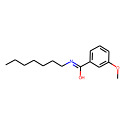 Benzamide, 3-methoxy-N-heptyl-