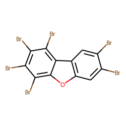 1,2,3,4,7,8-hexabromo-dibenzofuran