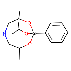 1-phenyl,3,7,10-trimethylsilatrane, d