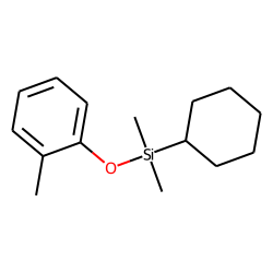 1-Cyclohexyldimethylsilyloxy-2-methylbenzene