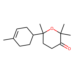 (S)-2,2,6-Trimethyl-6-((S)-4-methylcyclohex-3-en-1-yl)dihydro-2H-pyran-3(4H)-one