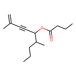 Butanoic acid, 2,6-dimethylnon-1-en-3-yn-5-yl ester