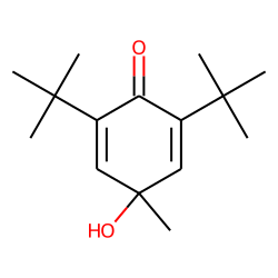 2,6-di(t-butyl)-4-hydroxy-4-methyl-2,5-cyclohexadiene-1-one