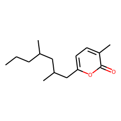 5-(2,4-dimethylheptanyl)-3-methyl-2H-pyran-2-one, diastereomer 1
