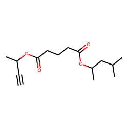 Glutaric acid, but-3-yn-2-yl 4-methylpent-2-yl ester