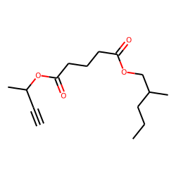 Glutaric acid, but-3-yn-2-yl 2-methylpentyl ester