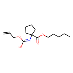 1-Aminocyclopentanecarboxylic acid, N-(allyloxycarbonyl)-, pentyl ester
