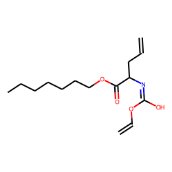 2-Aminopent-4-enoic acid, N-vinyloxycarbonyl-, heptyl ester