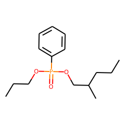 Phenylphosphonic acid, 2-methylpentyl propyl ester