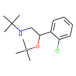 N-{2-(2-Chlorophenyl)-2-[(trimethylsilyl)oxy]ethyl}-2-methylpropan-2-amine