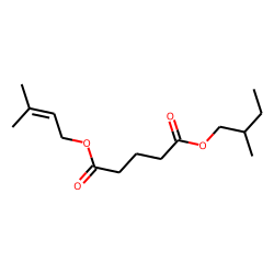Glutaric acid, 3-methylbut-2-en-1-yl 2-methylbutyl ester