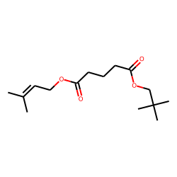 Glutaric acid, 3-methylbut-2-en-1-yl neopentyl ester