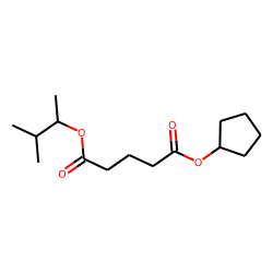 Glutaric acid, cyclopentyl 3-methylbut-2-yl ester