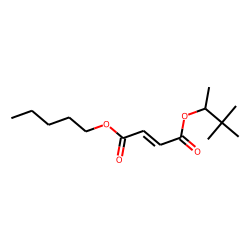 Fumaric acid, 3,3-dimethylbut-2-yl pentyl ester
