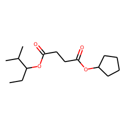 Succinic acid, 2-methylpent-3-yl cyclopentyl ester