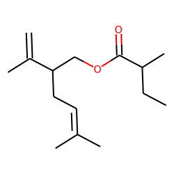 (R)-5-Methyl-2-(prop-1-en-2-yl)hex-4-en-1-yl 2-methylbutanoate