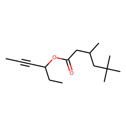 Hexanoic acid, 3,5,5-trimethyl-, hex-4-yn-3-yl ester
