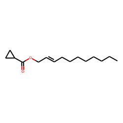 Cyclopropanecarboxylic acid, undec-2-enyl ester