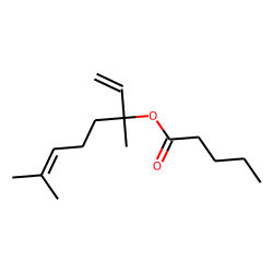 Pentanoic acid, 1-ethenyl-1,5-dimethyl-4-hexenyl ester