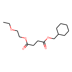 Succinic acid, cyclohexylmethyl 2-ethoxyethyl ester