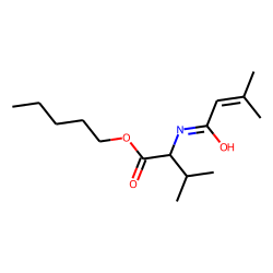 L-Valine, N-(3-methylbut-2-enoyl)-, pentyl ester