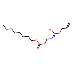 «beta»-Alanine, N-allyloxycarbonyl-, octyl ester