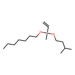 Silane, methylvinyl(3-methylbutoxy)heptyloxy-