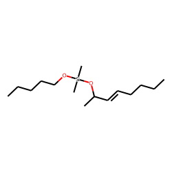 Silane, dimethyl(oct-3-en-2-yloxy)pentyloxy-