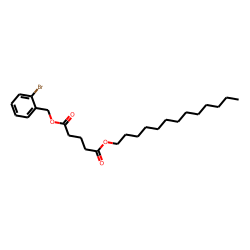 Glutaric acid, 2-bromobenzyl tridecyl ester
