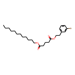 Glutaric acid, 2-(3-bromophenyl)ethyl dodecyl ester