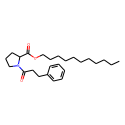 L-Proline, N-(3-phenylpropionyl)-, undecyl ester