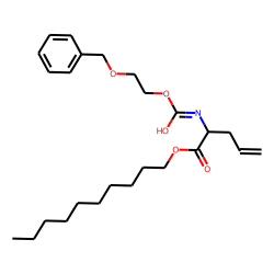 2-Aminopent-4-enoic acid, N-(2-benzyloxyetoxycarbonyl)-, decyl ester