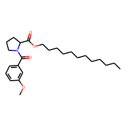 L-Proline, N-(3-methoxybenzoyl)-, dodecyl ester