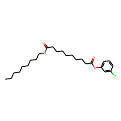 Sebacic acid, 3-chlorophenyl nonyl ester