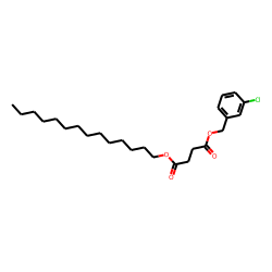Succinic acid, 3-chlorobenzyl tetradecyl ester