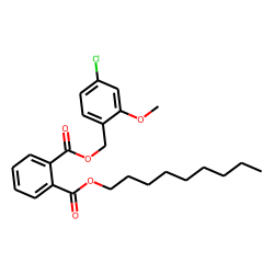 Phthalic acid, 4-chloro-2-methoxybenzyl nonyl ester