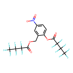 2-Hydroxy-5-nitrobenzyl alcohol, bis(heptafluorobutyrate)