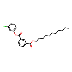 Isophthalic acid, 3-chlorophenyl undecyl ester