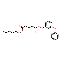 Glutaric acid, hept-2-yl 3-phenoxybenzyl ester