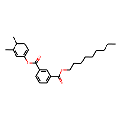 Isophthalic acid, 3,4-dimethylphenyl nonyl ester