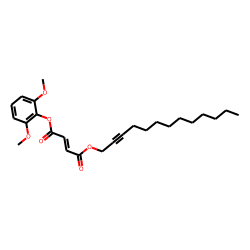 Fumaric acid, 2,6-dimethoxyphenyl tridec-2-yn-1-yl ester