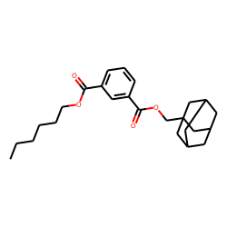 Isophthalic acid, 1-adamantylmethyl hexyl ester