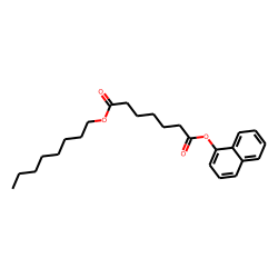 Pimelic acid, 1-naphthyl octyl ester