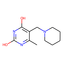 Uracil, 6-methyl-5-(piperidinomethyl)-