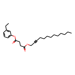 Succinic acid, tridec-2-yn-1-yl 3-ethylphenyl ester