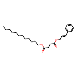 Succinic acid, dodec-2-en-1-yl 3-phenylprop-2-en-1-yl ester