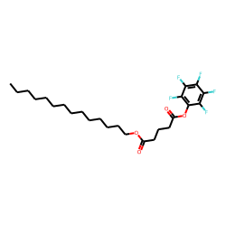 Glutaric acid, pentafluorophenyl tetradecyl ester