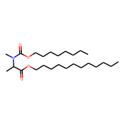 DL-Alanine, N-methyl-N-octyloxycarbonyl-, dodecyl ester