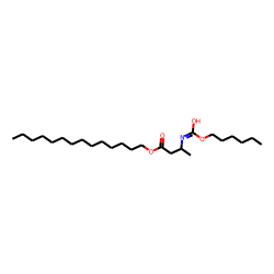 DL-3-Aminobutanoic acid, N-hexyloxycarbonyl-, tetradecyl ester