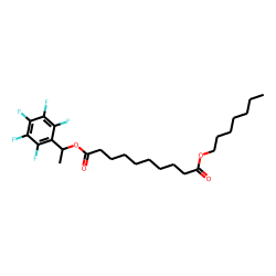 Sebacic acid, heptyl 1-(pentafluorophenyl)ethyl ester